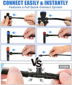 40FT Main tube1/2 Drip Irrigation System Kit with 40 Adjustable Nozzles - Image 4