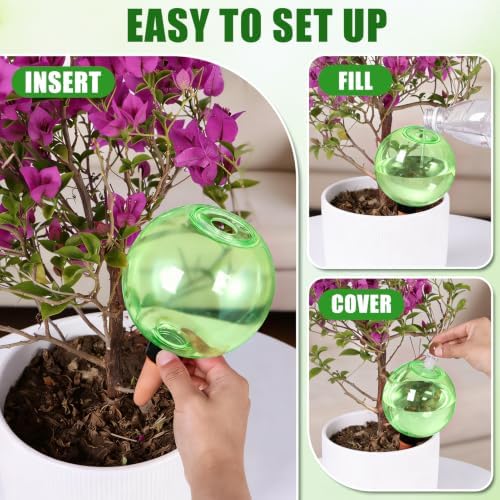 2 Pack 28 oz XXL Extra Large Self Watering Globes to 3+ Weeks Watering - Image 6