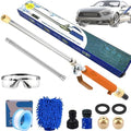 2026 New Jet Nozzle Power Washer For Garden Hose, Heavy-Duty Jet Hose Nozzle High Pressure, Turn Any Hose Into a Power Washer for Gutter Patio Car Pet Window Glass (Orange, With extension tube) by Unknown