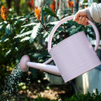 1.3 Gallon Matte Pink Metal Watering Can, Removable Spout - Image 4
