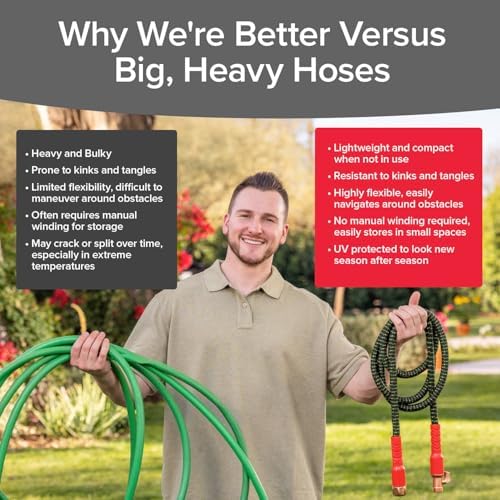 Pocket Hose Ballistic Double UV 75 FT Expandable Garden Hose, Pocket Pivot - Image 4