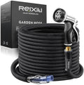 Relxitl Garden Hose, Flexible Water Hose, Ultra Lightweight Non-Expanding hose with 10 Function Sprayer, Leak proof, Pressure Resistant for Yard, Outdoor (Black, 100FT) by Relxitl