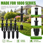 8 Pack Sprinkler Head Replacement, Compatible with Rain Bird 1800 - Image 4