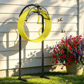 Garden Hose Holder Stand with Pattern Heavy Duty Freestanding Holds by SunexinloDirect