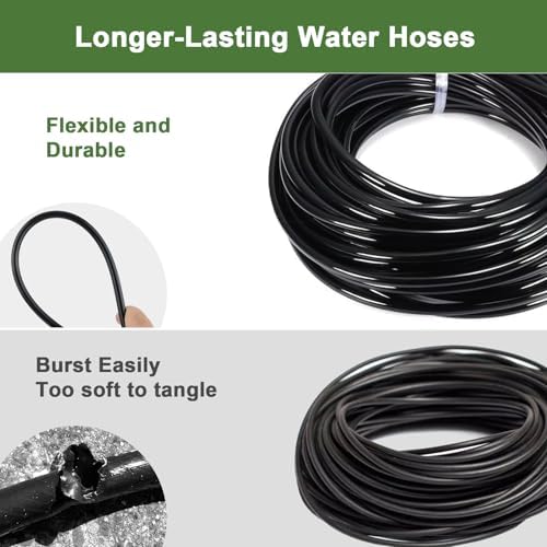 Drip Irrigation Kit for Garden, Quick-Connect Plant Watering System 250FT - Image 6