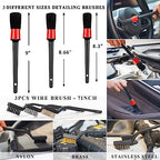 40Pcs Car Wash Kit with Foam Gun, Complete Car Detailing Brush Kit - Image 6
