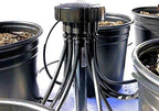 (2.2 GPH) - 12 Plant Drip Grow Kit - Starter Hydroponics Irrigation Bubbler/Manifold Kit - Includes 100'ft 1/8" Distribution Tubing, Emitter Stakes, Manifold & Plugs (Pots Sold Separately) (2.2 GPH) - Image 5