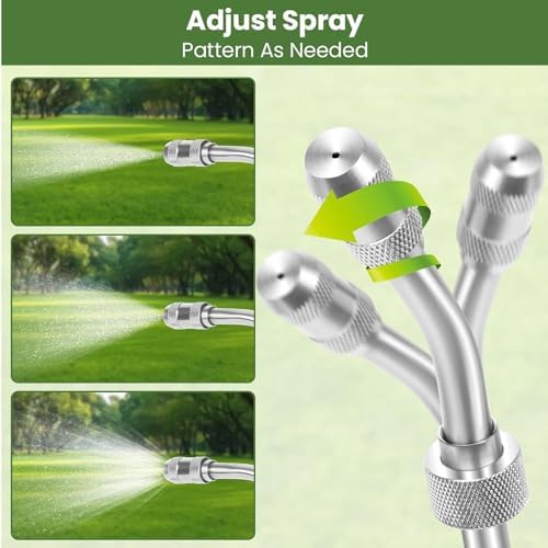 Professional 29 Inch Metal Garden Sprayed Nozzle Flexible Design for Car Washing Roof Hard to Reach Area Adjustable Length Hose Nozzle - Image 2