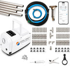 60’ High-Pressure Mist Cooling System Kit with Premium Edition Remote Pump W/App Control Comes with the Upgraded CO300 Pump (.008-30 nozzles) (White 1/4" Tubing 60 ft) by Cool-Off