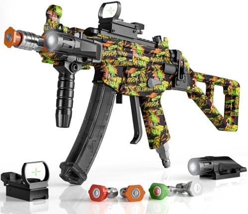 MP5 Model Pressure Washer Gun with Swivel & 4 Nozzles, 3600 PSI High Pressure Spray Gun with 3/8" Quick Connect Plug, Swivel Gun Compatible with Foam Cannon, Power Washer Accessories (Green) by Pistolaify