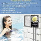T101M Pool Timer Mechanism Only, Pool Pump Timer, 120V 2HP SPST 40A Time Switch, 24 Hour 12 ON/Off for Pool Pump, Heavy-Duty Mechanical Time Switches,Time Switch Mechanism Only, 5 Years Warranty - Image 4