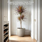 Kante Weathered Concrete Planter 18" Dia All-Weather Round Large Pot - Image 6