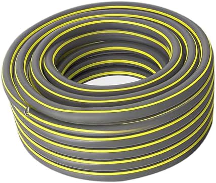 Garden Hose Kink Free, No Leaking, Heavy Duty Durable Flexible Lightweight Water Pipe for Household &Commercial Gray-4-points 100m by Unknown