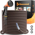 Garden Hose, 3/4" Flexible Water Hose Ultra Lightweight, Non-Expandable with 10 Function Nozzle, Kink-Free, Leak-Proof, 360° Swivel, Abrasion Resistant & Easy to Store for Yard Lawn, Outdoor (75ft) by Unknown