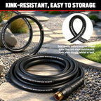 Garden Hose 75ft x 5/8", NON-EXPANDABLE Heavy Duty Premium Flexible Hose - Image 5