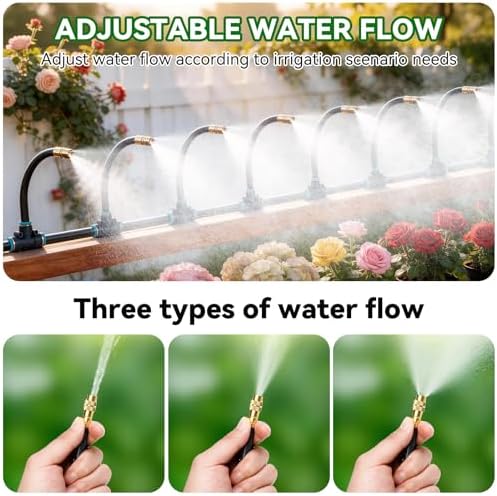 360°Adjustable Drip Irrigation System,200FT Irrigation System for Garden - Image 4