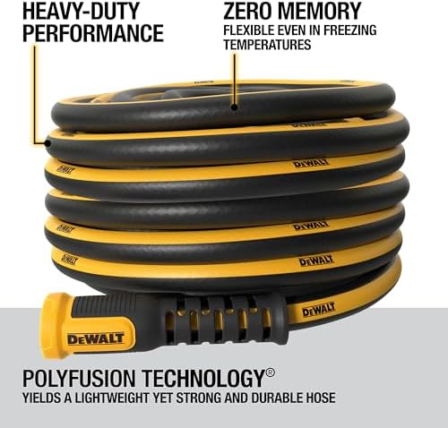 DEWALT Professional Grade Heavy Duty Garden Hose 100 Feet x 5/8 Inch - Image 2