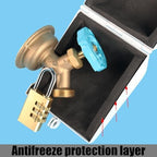 Outdoor Faucet Iock System - Insulated Faucet Iock and Garden Hose Bib Iock Cover, Made of Steel- Prevents Water Theft and Stops Unauthorized Use, Easy to Install White - Image 5