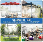Misters for Outside Patio, Outdoor Water Misting Cooling System,50FT|15M. - Image 2