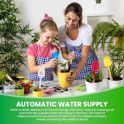 Plant Watering for Tulips, Glass Watering Globe, Self-Watering Pot Plug-in, Travel Holiday Plant Watering Device, Home Decor, Automatic Home Plant Hydration System, 4 Pack - Image 3