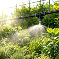 Drip Irrigation System Outdoor Cooling Misting System for Garden/Farm, Reusable Greenhouse Plant Watering Irrigation Kit, Versatile Sprinkler System for Dust Removal by Unknown