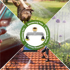Water Tap Splitter, Garden Hose Splitter 3/4 inch 2 Way Zinc Alloy Silver - Image 7