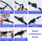 Greenhouse Irrigation Kit, Plant Misting System W/Adjustable Flow - Image 6