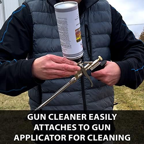 Waterfall Foam Bundle, Three 24oz Black Foam Cans, Foam Gun & Gun Cleaner - Image 4