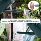1.75 Gallon Outdoor Metal Watering Can for Garden Plants, Vintage Zinc Watering Can with Removable Spray Spout, Ideal for Outdoor Use (Green) - Image 4