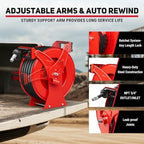 Fuel Hose Reel 3/4" x 50FT, Retractable Diesel Reel with Nozzle - Image 5