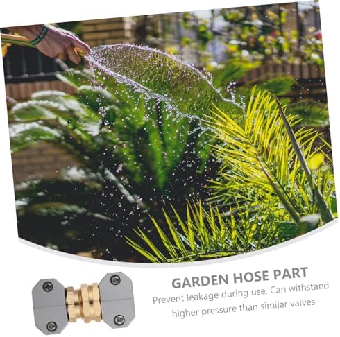 Garden Hose Repair Kit Hose Connector Fitting 3 Sets with Aluminium Alloy Connectors Easy to Use for Simple Connection Supply - Image 3