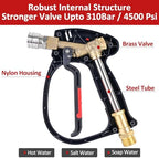High Pressure Washer Spray Gun Max 4500PSI & Foam Cannon 32oz & Kink Resistant Hose 32ft Kit, Compatible with Some of Kar-cher, Ryobi, Greenworks, CRAFTSMAN, Ideal for Home & Outdoor Cleaning,Car Wash - Image 5