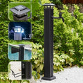 Frost-Free Solar Light Water Column - Durable Freestanding Outdoor Faucet & Decorative Garden Spigot - Weather-Resistant Hose Stand for Patios & Gardens by Unknown