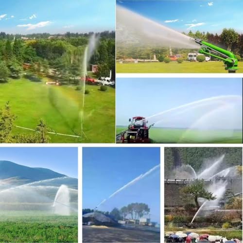 2" Farm Rain Gun with Adjustable Jet Breaker and Nozzle Set - Image 2