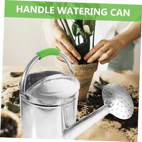 Xmas Vintage Stainless Steel 5l Watering Can for Garden Plants - Image 6