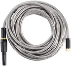 Esschert Design 10 m Garden Irrigation Hose Stainless Steel Metal Kink-Free Rustproof Flexible by Unknown
