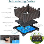 Large Raised Planter Box Outdoor Self Watering 78.7"x15.7"x19.7", Deep Raised Garden Bed - Elevated Garden Box with Drainage Plug, Rectangular Garden Planter Perfect for Patio Balcony Deck - Image 4