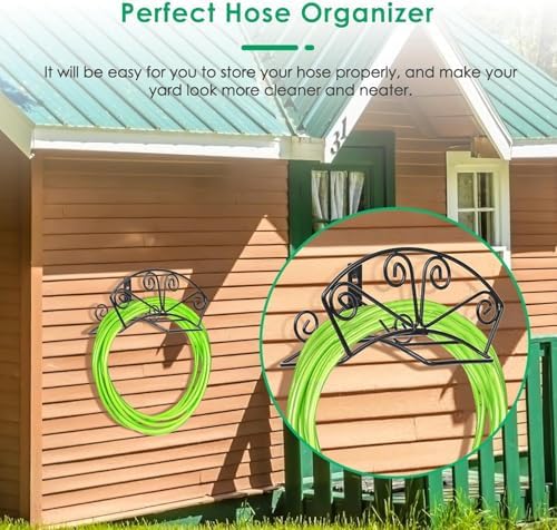 TomCare Garden Hose Holder, Heavy Duty 160FT Large Capacity Hose Hanger - Image 6