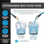 HydroTech Pro Series 25 ft Max Flow Garden Hose, 3/4 in Diameter - Image 3