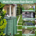 53 Gallon Collapsible Rain Barrel with Zipper and Faucet - Image 5