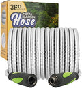 Garden Hose - Water Hose 100 FT with Swivel Handle, Flexible, Heavy Duty, No Kink, Lightweight Metal Hose for Outdoor, Yard, 304 Stainless Steel by 360+GADGET