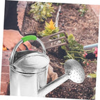Vintage Stainless Steel Handheld Watering Can Xmas 5l for Flowers - Image 4
