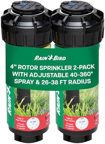 Rain Bird 42SA+ Simple Adjust Gear Driven Rotor Sprinkler Head, 2 Pack by RainBird