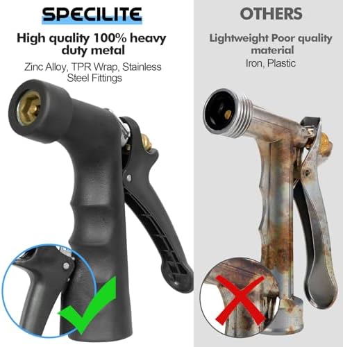 SPECILITE 3/4" Hot/Cold Garden Water Hose 150 ft, -50℉-158℉, Black - Image 7