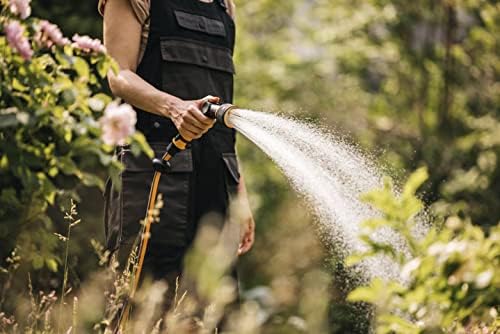 Fiskars spray gun, 3 functions, With jet, mist, rain shower spray pattern, Stepless thumb-operated flow control, Universal size, Black/Orange, 1065486 - Image 4