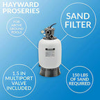 Hayward W3S210T93S ProSeries 21 in., 1.5 HP Sand Filter System for Above-Ground Pools Water Pump Filter - Image 6