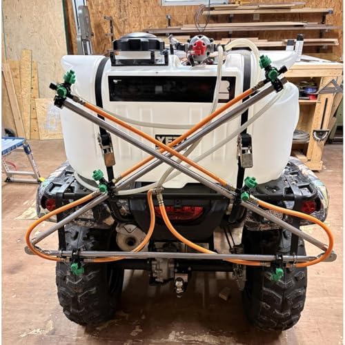 6-Nozzle Folding Sprayer Boom – 122" Spray Coverage for ATV & UTV Sprayers, Row Crop, Adjustable Spray Patterns, Folding Design for Easy Transport (Sprayer Boom) - Image 2