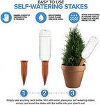 Modern Innovations Ceramic Terracotta Self Watering Spikes (60 Pack), Automatic Plant Waterers for Indoor or Outdoor Planters, Terra Cotta Stakes for Potted Plants - Image 3