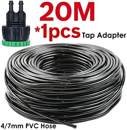 1/4'' Garden Watering Hose 4/7mm PVC Micro Drip Irrigation Pipe Tubing, for Sprinkler Lawn Pot Plant Greenhouse (Color : SPL11-065-20M) - Image 2