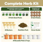 HOME GROWN 8 Herb Garden Kit, Indoor Growing Kit, Gardening Gifts for Women - Image 2